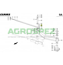 2355910 Винт с 6-гр. головкой M16x75 Claas